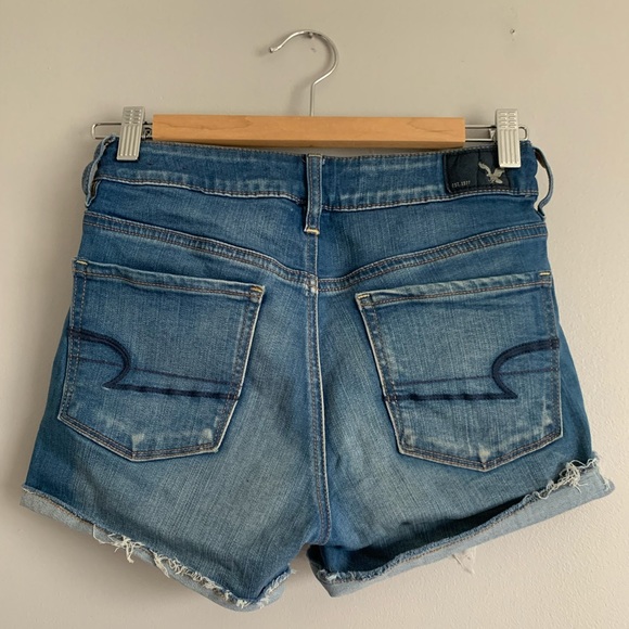 American Eagle Hi-Rise Shortie Shorts - Picture 2 of 2